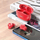 Kufje Bluetooth pa tela HOCO EW17, in-ear, me kuti karikimi, të kuqe