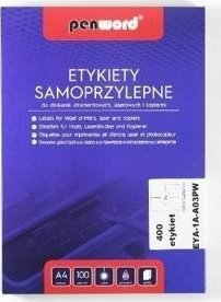 Etiketa vetëngjitëse Emerson A4, 4 etiketa 105x148mm, të bardha