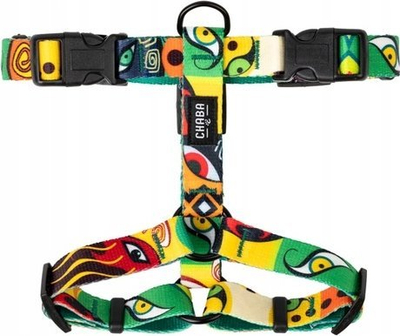 Shapllë për qen Chaba Guard Harness Story III Jumbo, L, brez 2.5 cm, me plot ngjyra