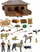 Играчка фарма Buddy Toys Farm Stable BGA1041, сет фигури и додатоци, 3+