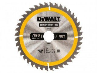 Пила диск Dewalt DT1945-QZ, 190mm, 40 заби