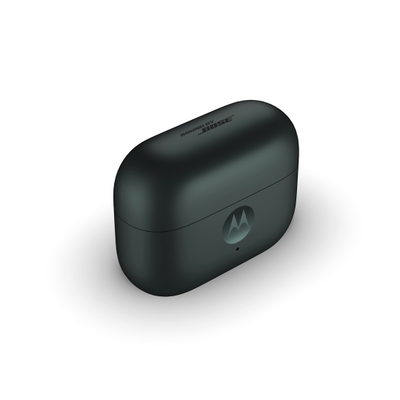 Kufje wireless Motorola Moto Buds Loop, in ear, me kasë karikimi, jeshile të errëta