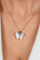 Pendant për qafore Brilio Silver, Argjendtë/Bardhë