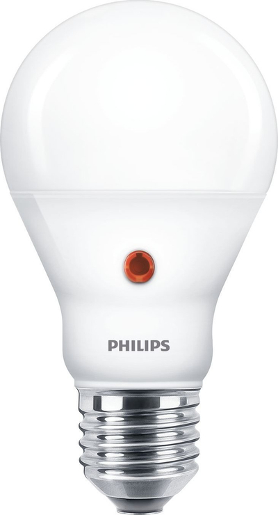 Llampë LED Philips me sensor, E27, 6.5W 806lm, dritë e bardhë e ftohtë