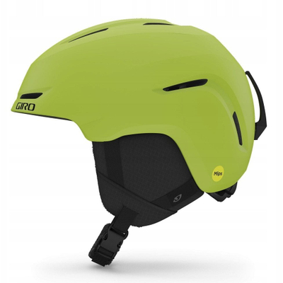 Helmetë dëbore për fëmijë Giro Spur, madhësia M 55.5-59cm, ngjyra lime