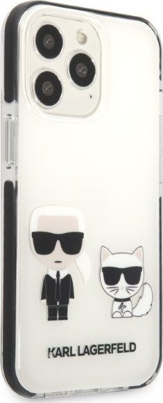 Mbulesë telefoni Karl Lagerfeld KLHCP13LTPEKCW, hardcase për iPhone 13 Pro, polikarbonat TPU, e bardhë