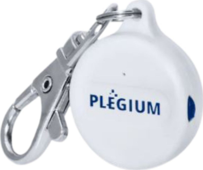 Buton emergjence Plegium Smart Emergency Button, lidhet me aplikacion, bateri që zgjat shumë, i zi
