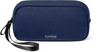 Çantë aksesorësh tomtoc Light T12 S, 1L, organizues elektronik, blu navy