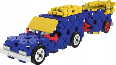 Lodër konstruktore Trefl Connect Blocks Construction Vehicles Large SUV, 236 copë, shumëngjyrëshe