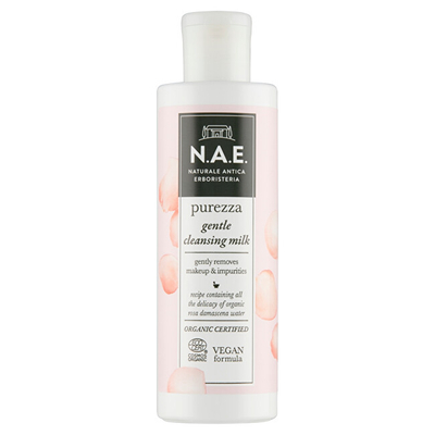 Qumësht pastrues për lëkurë NAE Purezza, 200 ml