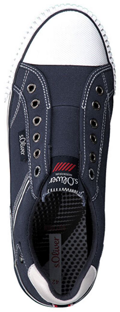 s.Oliver Slip Ons Оф-бели, сини