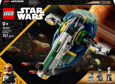 Set LEGO Star Wars Jango Fett Starship, model ndërtimi, për fëmijë, shumëngjyrësh