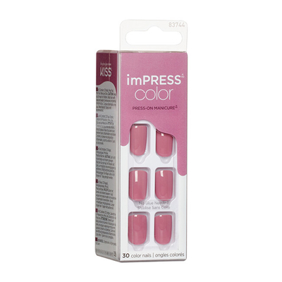 Set thonj vetëngjitës KISS imPRESS Color Petal Pink, 30 copë