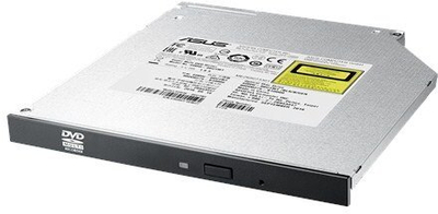 Lexues DVD i brendshëm ASUS SDRW-08U1MT, slim, për laptop, i zi