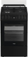 Shporet Whirlpool W5G8LMSWTB, me gaz dhe me furrë elektrike, 60L, 50cm, i zi
