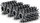 Rrotull furçe Kärcher 2.644-477.0, set për PCL 6, 30 cm, të zeza