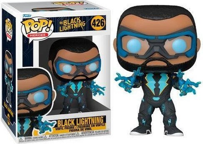 Figurë vinyl Funko Pop Black Lightning, 10 cm, shumëngjyrëshe
