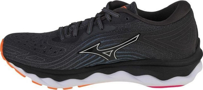 Atlete vrapimi Mizuno Wave Sky 6 për goca, tekstil, amortizim Mizuno Enerzy, të zeza