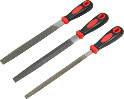Set lima metali PRO, 3 copë, dorezë kundër rrëshqitjes