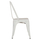 Karrige ngrënieje Melita-Pro prej metali 44x47x84,5Hcm (HM8641.41), bardhë