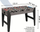 Tavolinë futbolli Garlando F-Zero Grey Oak, me shufra teleskopike, 122 cm, dru gri
