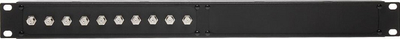 Panel Delta (G-10F / R19) për kabllo, 19", 10 x priza F