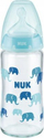 Шише за бебиња NUK First Choice+, 240 ml, стаклено, бело