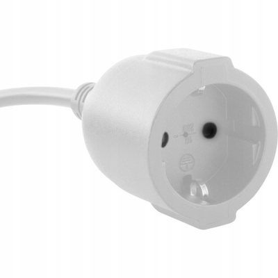 Kabllo zgjatues REV 0016700114, 3m, me tokë mbrojtje dhe USB A, i bardhë
