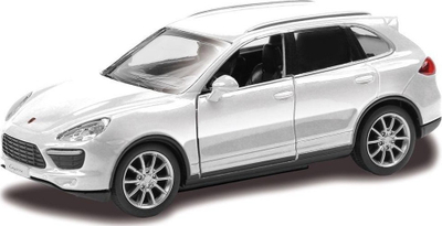 Makina lodër Daffi Porsche Cayenne, metalike, e bardhë