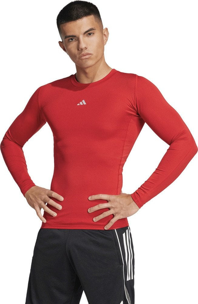 Bluzë sportive Adidas Techfit Long Sleeve Tee M JP2926, mëngë të gjata, kompresion, e zezë