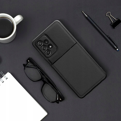 Mаска за телефон Forcell Noble за Samsung Galaxy S25 Ultra, флексибилна, мат, црна