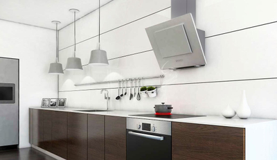 Kapak aspirimi Ciarko NTI 60, 60cm, inox, argjendtë