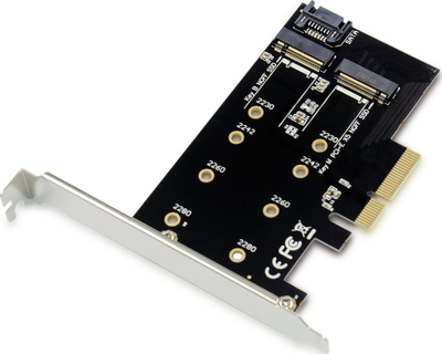 Adaptor PCIe për SSD M.2 NVMe Conceptronic EMRICK, PCIe 3.0 x4, i zi