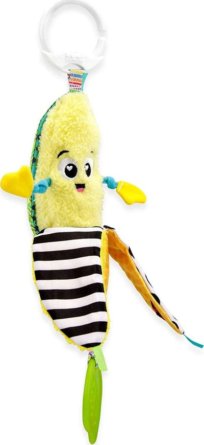 Lodër plushi Tomy Lamaze Banana Benek, me kafshues, shumëngjyrëshe