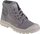 Çizme Palladium Pampa Hi për goca, kanavacë pambuku, shollë gome, gri flanel