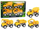 Set lodrash kamionë ndërtimi City Car Team, 4 copë, plastikë, të verdhë