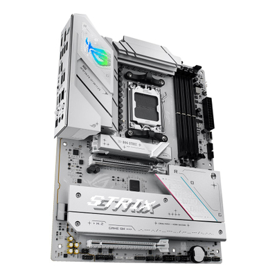 Plakë amë Asus ROG Strix B850 A Gaming WiFi, socket AM5, DDR5, e bardhë
