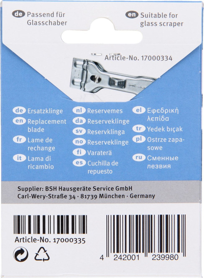 Tehe zëvendësuese për pastrues sobe Bosch Ceraquick, set 5 copë, origjinale