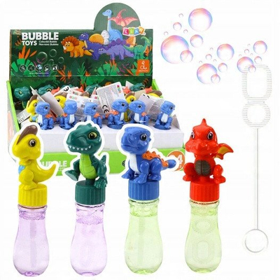 Lodër flluska sapuni Lean Toys Dinosaur, figurine që lëviz, 14cm, shumëngjyrësh