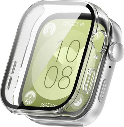 Mbulesë mbrojtëse Tech-Protect Defense360 për Huawei Watch Fit 3, me xham taze të futur, transparente