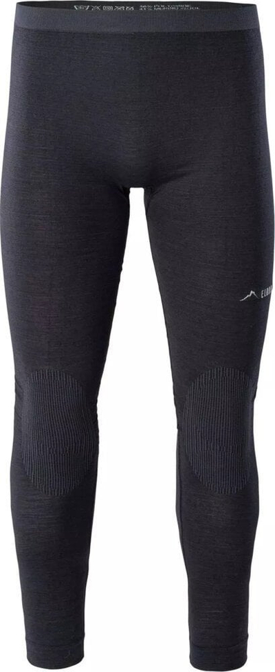 Leggins termoaktivë Elbrus Elarit Bottom M, lesh merino, pa qepje, të zinj