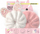 Gomë flokësh Invisibobble Sprunchie Easter Cotton Candy, set 2 copë, rozë dhe e bardhë