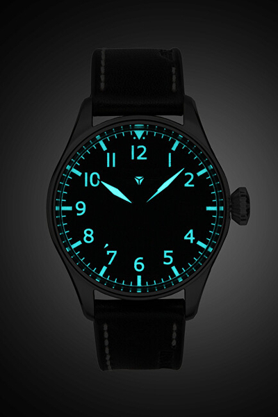 Orë për meshkuj Iron Annie Cockpit Automatic 5162-2, e zezë