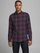 Këmishë Jack&Jones JJEGINGHAM Slim Fit, e kuqe e errët