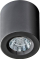 Надградна таванска ламба Azzardo Nano Round Tube AZ2785, ЛЕР, цилиндрична, црна