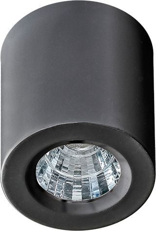 Надградна таванска ламба Azzardo Nano Round Tube AZ2785, ЛЕР, цилиндрична, црна
