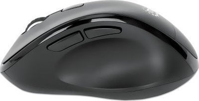 Mouse pa kabllo Manhattan Ergonomic, optik 1600dpi, 6 butona, i zi