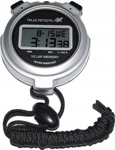 Сребрена дигитална штоперица Ora kronometër 12 Silver Stopwatch