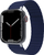 Rrip dore JCPal FlexForm për Apple Watch, 38/40/41mm, silikon, blu e errët