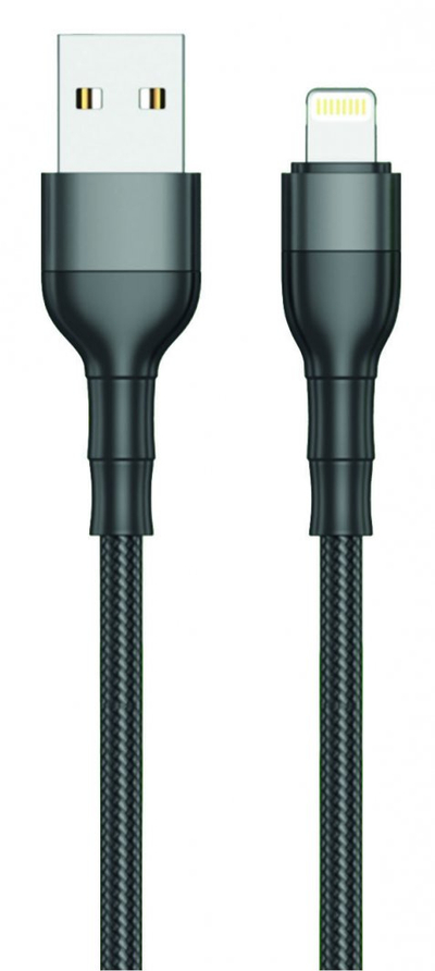 Kabllo Lightning 2GO 797305, 1 m, USB, e zezë